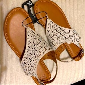 TIME AND TRU Sparkle Sandals (size 10)